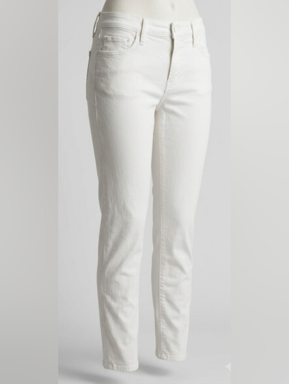 MOTHER Denim The Dropout Relaxed Boyfriend Jeans White (Sz 29) Premium Denim